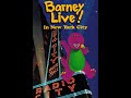 Barney Barney Live In New York City 1994 VHS Full Version