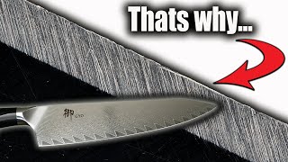 The Damascus Chefs Knife Edge Retention Investigation. (GEEKS ONLY)