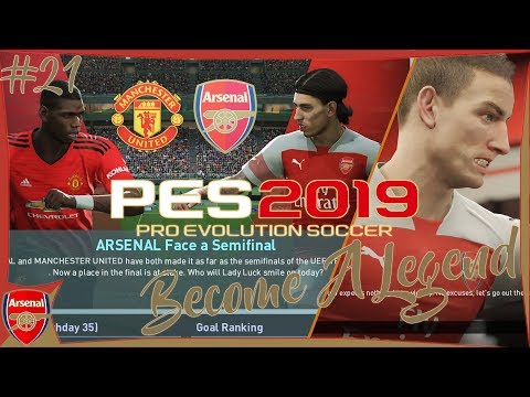 PES 2019 Become A Legend #21 - North London Derby & Manchester United Semifinal [4K PS4 Pro]
