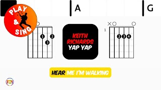 KEITH RICHARDS Yap Yap FCN GUITAR CHORDS &amp; LYRICS