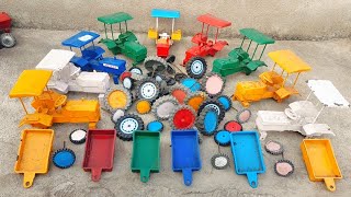 Yellow 🟡 colour john Deere tractor frent Tyres and back tyres fitting and loading at home 🏡