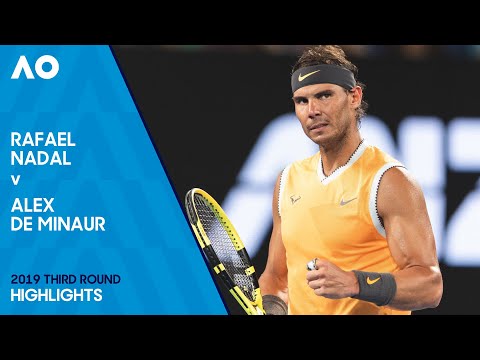 Rafael Nadal v Alex de Minaur Highlights | Australian Open 2019 Third Round