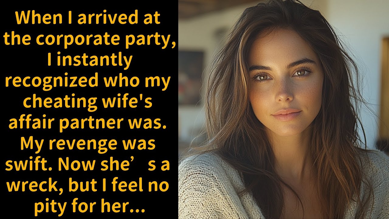 When I arrived at the corporate party, I instantly recognized who my cheating wife's affair partner.