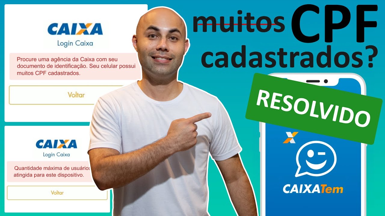 CAIXA TEM com MUITOS CPF CADASTRADOS? Resolva agora!