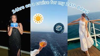 Cordelia Cruise vlog!🎂| 24hrs in Arabian Sea🚢| No Network | No Social Media📱