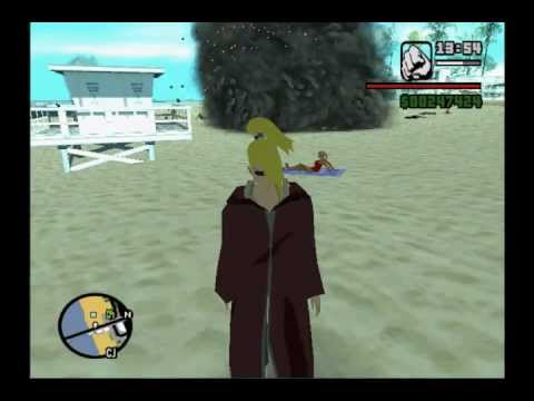 ★ GTA SA ★ Deidara Jutsu, Clay Clone, Explosive Clay Mod