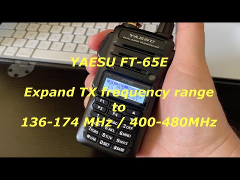 Yaesu FT-65(E) Estensione Frequenza - Frequency Mod (MARS / CAP) - Unlock