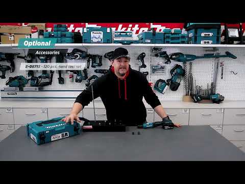 Makita DWR180Z Akumuliatorinė terkšlė 1/4" and 3/8", 18V, 47,5Nm, Be akumuliatorių ir kroviklio! video