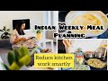 Indian Weekly Meal Planning Prep For Busy Moms Part 1 Simple Tips To Reduce Time Work In Kitchen