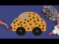 Sequin Car Fine Motor Activity