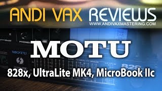 Video thumbnail for AVR 050 - MOTU 828x, UltraLite MK4, MicroBook IIc by andivax
