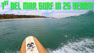 🏄♂️ Surfing Del Mar, CA After 25 Years! Epic Return on a $100 Costco Board