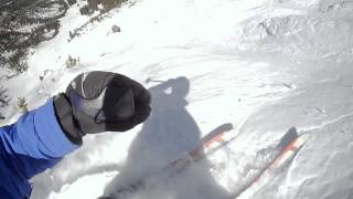 preview picture of video 'Skiing runs at top of Kachina Peak at Taos, New Mexico, USA'