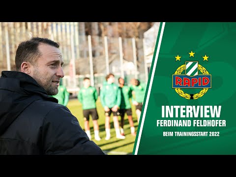 Ferdinand Feldhofer beim Trainingsauftakt 2022