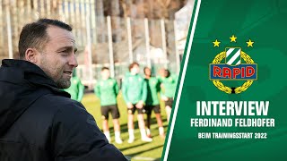 Interview mit Ferdinand Feldhofer zum Trainingsauftakt