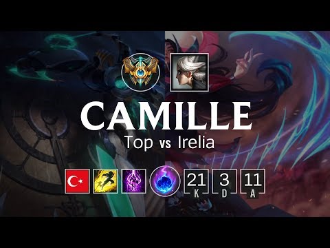 Camille Top vs Irelia - TR Challenger Patch 8.9