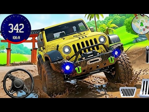 4x4 Offroad Jeep Driving Simulator 3D - Drive SUV 4x4 jeep Offroad Game - Android GamePlay