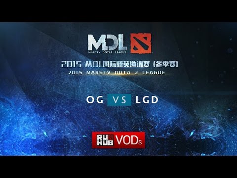 OG vs LGD, MDL LanFinals, Playoff WB Semifinal Game 1