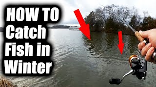 The REALISTIC Way To Catch Fish From Shore In WINTER