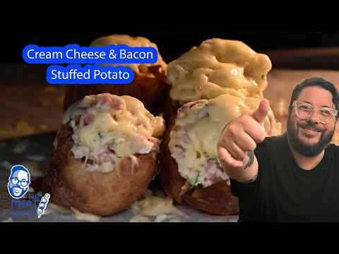 Cream Cheese & Bacon Stuffed Potato Recipe | Leave Your Guests Mouths Watering!