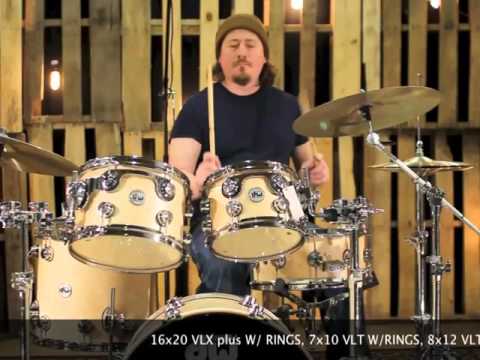 DW Drums Collector's Natural With Chrome Hardware