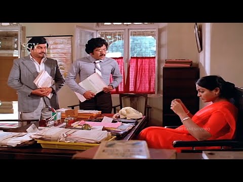 ಹಳೇ ಹೆಂಡತಿ IAS ಅಧಿಕಾರಿ ಆಗಿರುವುದನ್ನು ಕಂಡು ಅಚ್ಚರಿಗೊಂಡ ಶ್ರೀನಾಥ್ | Eradu Rekhegalu Kannada Movie Scene