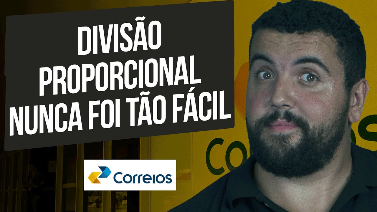 Matemática para os Correios | Divisão proporcional nunca foi tão fácil