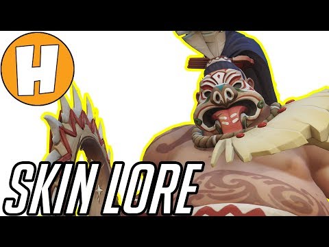 Overwatch Lore of The Skins - Islander/Toa Roadhog! | Hammeh