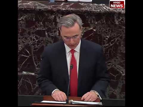 Pat Cipollone's closing argument in the House’s case in Senate impeachment trial (Jan 28, 2020)
