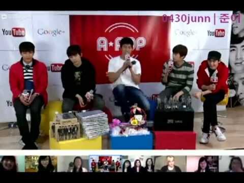 [LQ] 130313 2PM Google+ Hangout - Wooyoung Tries Spanish