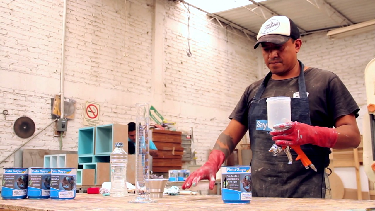 Pintura Base Agua para Madera