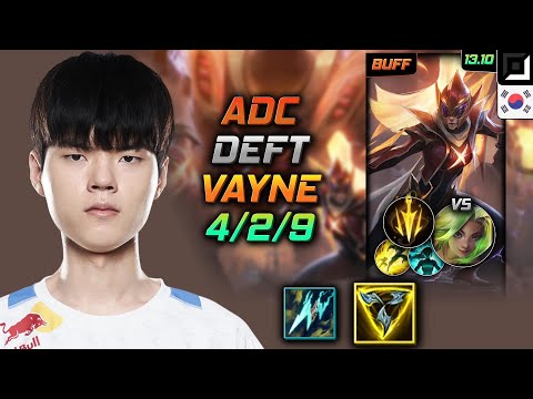 Vayne Adc Build Deft Trinity Force Lethal Tempo - LOL KR GrandMaster Patch 13.10
