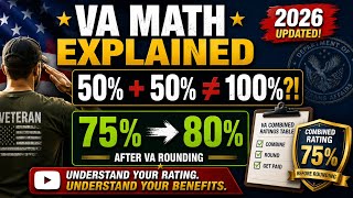 VA Math Explained: Why 50% + 50% Doesn’t Equal 100% | VA Disability Ratings 2026