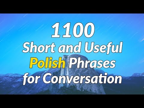 1100 Short and Useful Polish Phrases for Conversation