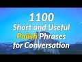 1100 Short And Useful Polish Phrases For Conversation