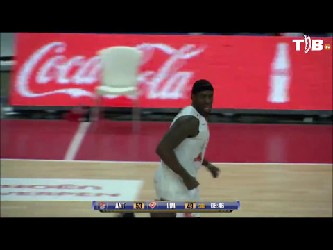 Gavin Ware (Antwerp Giants) with the big throw down