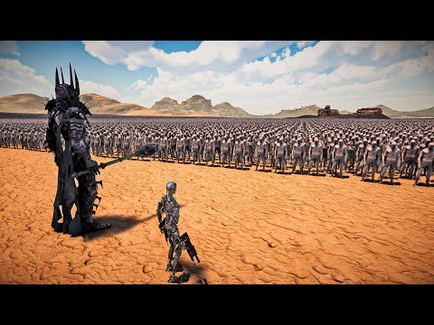 SAURON & TERMINATOR VS 1,000,000 ZOMBIES - Ultimate Epic Battle