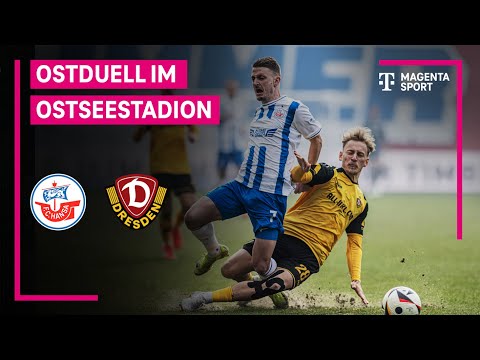 F.C. Hansa Rostock - SG Dynamo Dresden, Highlights mit Live-Kommentar | 3. Liga | MAGENTA SPORT