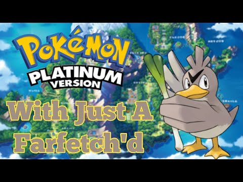 Beating Pokémon Platinum With Just A Farfetch'd (No Items In Battle)