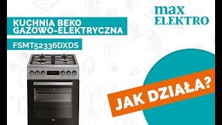Jak działa kuchnia BEKO FSMT52336DXDS - Max Elektro