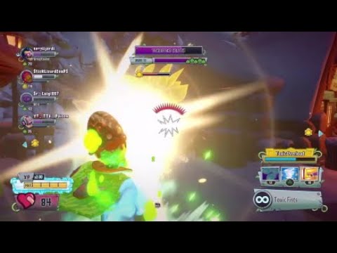Plants vs. Zombies Garden Warfare 2 CRRRRRAAAZY!! Graveyard Ops Super Sunflower Queen Wave
