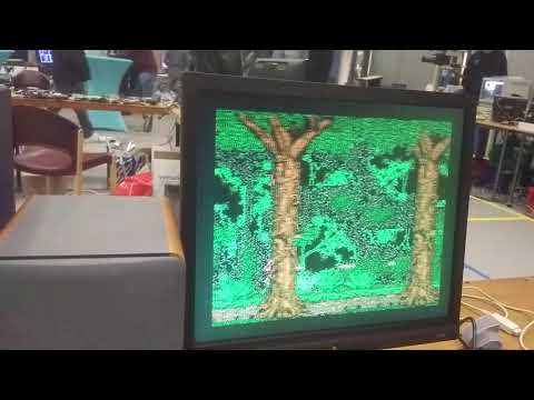 Amstrad CPC with V9990 CPC Powergraph and correct picture