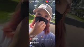 スターダム白川未奈インスタライブ！試合前の散歩