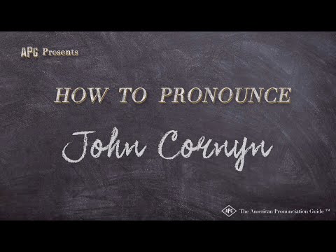 How to Pronounce John Cornyn (Real Life Examples!)