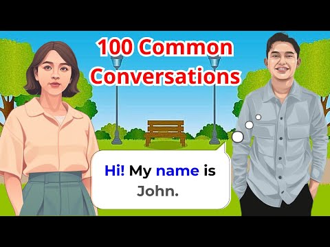 100 Common English Conversations For Beginning Learners💡Essential daily Dialogues💡