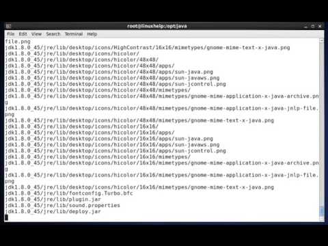 Installation of JAVA 8 ( JDK 8u45) on Linux Systems | LinuxHelp Tutorials