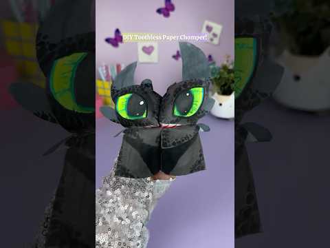 How to make paper dragon |Origami Toothless idea #crafts #papercraft  #dragon #howtotrainyourdragon