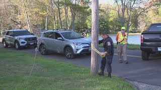 Large scale Connecticut State Police investigation in Tolland involves air and ground support