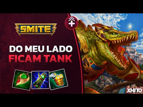 By my side, anyone can become a tank! SOBEK SUPPORT - ⚡ Smite BR Ranked Achievement