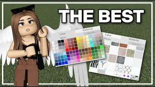 The BEST COLORS & MATERIALS in Bloxburg! *Facecam*